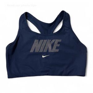 Nike Women's Dark Blue rhinestone Sports Bra